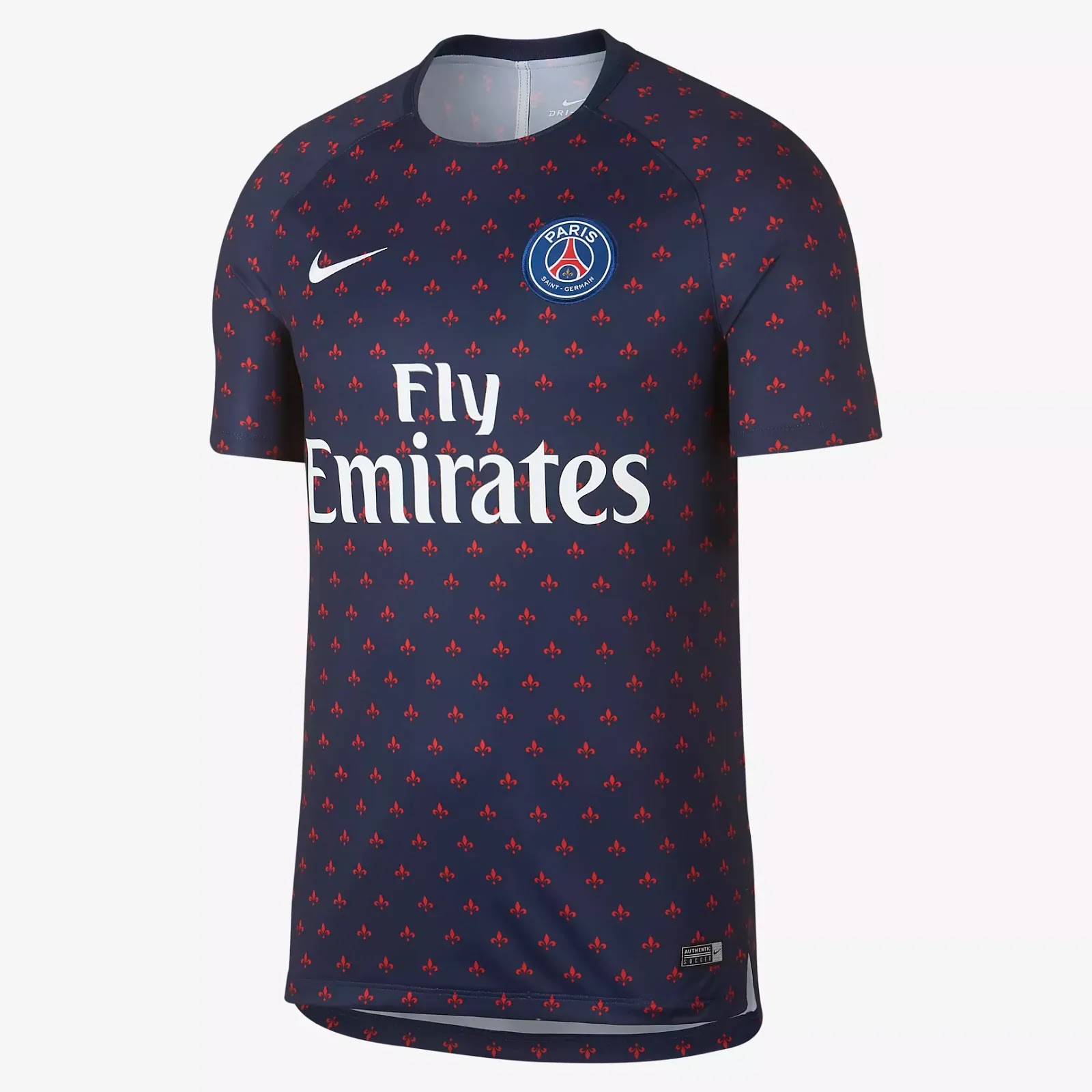 Unique Nike Paris Saint Germain 18 19 Pre Match Jersey Released